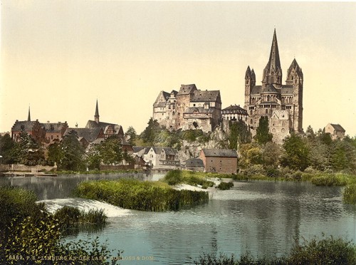 [Castle and cathedral, Limburg (i.e., Limburg an der Lahn), Hesse-Nassau, Germany]