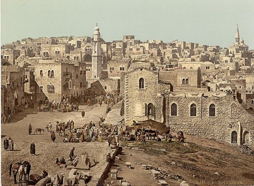 [Market Place, Bethlehem, Holy Land, (i.e., West Bank)]