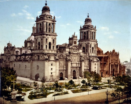 Mexico, the Cathedral, City of Mexico