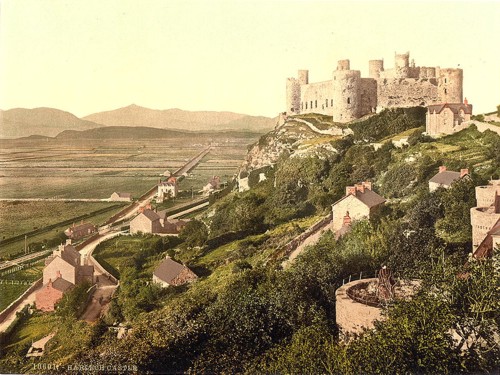 [The castle, Harlech Castle, Wales]