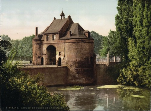 [The Marechal gate, Bruges, Belgium]