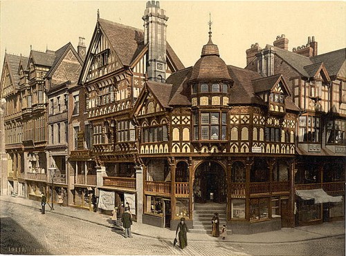 [The Cross and Rows, Chester, England]